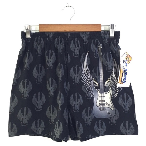 Lazy Daze Apparel Flying Guitar Boxer Shorts - Picture 1 of 5